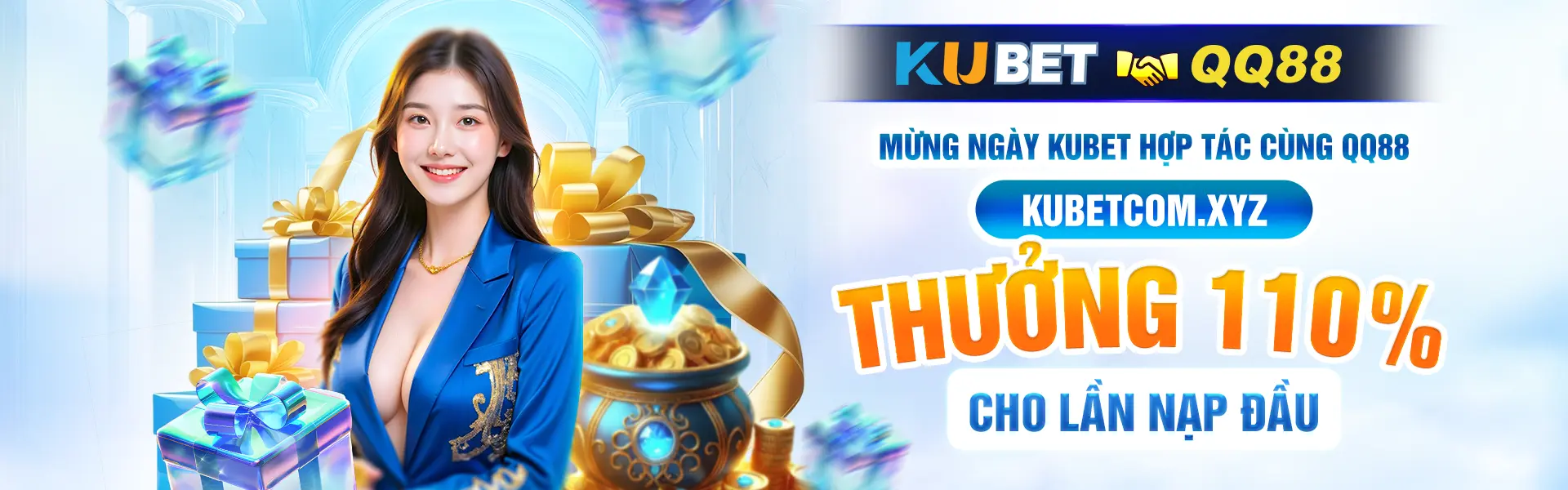 Kubet thưởng 110% cho lần nạp đầu