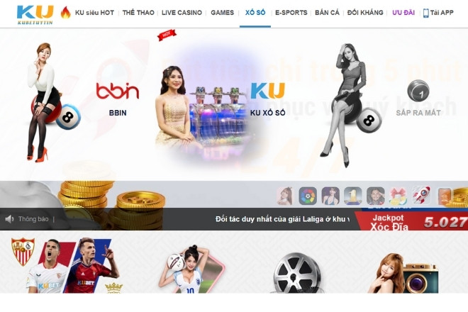 Sảnh kubet xổ số